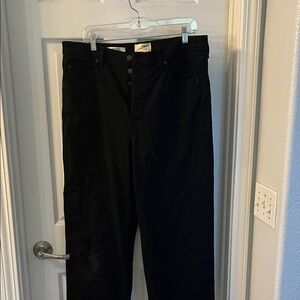 Universal Thread Black Straight-Leg Pants